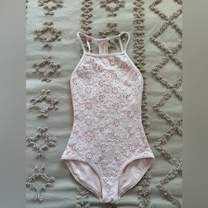 Capezio girls eyelet racerback leotard size U.S. Size: 6-6X